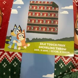 Bluey Design Silk Touch Throw